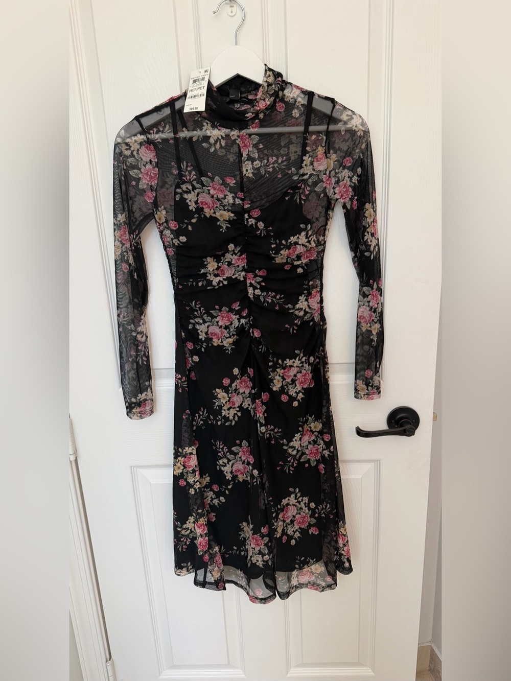 INC International Concepts Mesh Midi Dress Size Petite PP NEW WITH TAGS floral